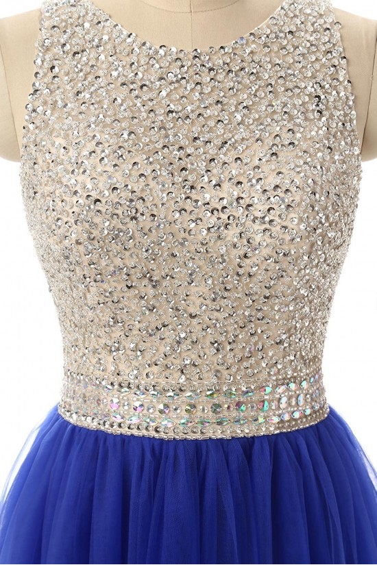 Long Blue Beaded Prom Formal Evening Party Dresses 3020789 Long Blue Beaded Prom Formal Evening Party Dresses 3020789
