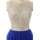 Long Blue Beaded Prom Formal Evening Party Dresses 3020789 Long Blue Beaded Prom Formal Evening Party Dresses 3020789