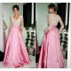 A-Line Long Sleeves V-Neck Prom Formal Evening Party Dresses 3020802