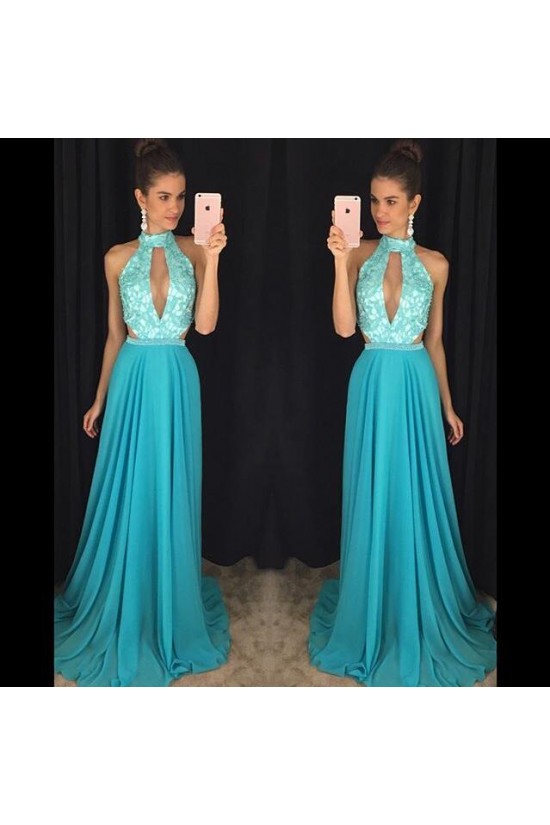 Long Blue Prom Formal Evening Party Dresses 3020819