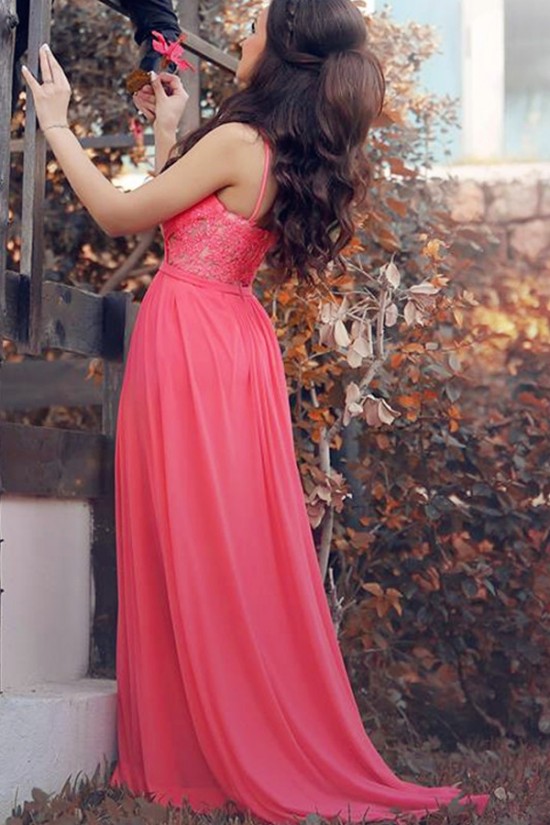 Elegant Lace and Chiffon Long Prom Formal Evening Party Dresses 3020829 Elegant Lace and Chiffon Long Prom Formal Evening Party Dresses 3020829