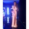 Beaded Long Pink Sexy Prom Formal Evening Party Dresses 3020852