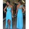 High Low One-Shoulder Lace Chiffon Short Prom Homecoming Cocktail Graduation Dresses 3020890