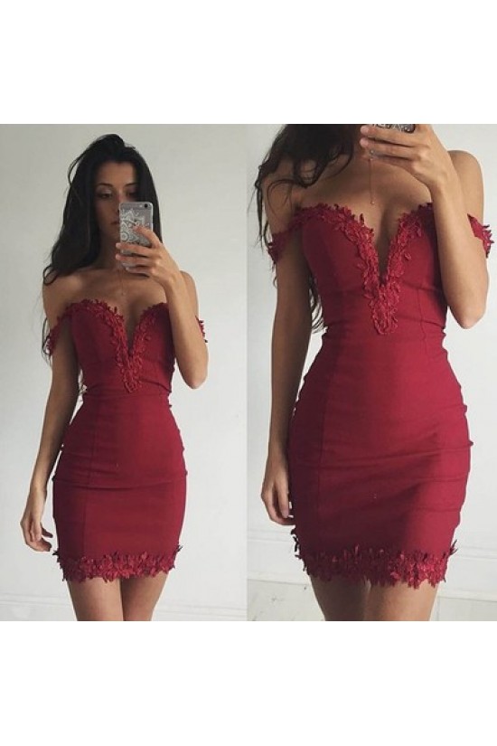 Short/Mini Burgundy Prom Homecoming Cocktail Graduation Party Dresses 3020898 Short/Mini Burgundy Prom Homecoming Cocktail Graduation Party Dresses 3020898