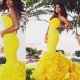 Mermaid Long Yellow Prom Formal Evening Party Dresses 3020911 Mermaid Long Yellow Prom Formal Evening Party Dresses 3020911