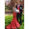 Beaded Two Pieces Mermaid Long Prom Formal Evening Party Dresses 3020913