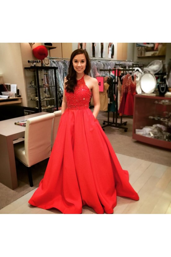 Long Red Beaded Prom Formal Evening Party Dresses 3020922 Long Red Beaded Prom Formal Evening Party Dresses 3020922
