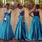A-Line V-Neck Long Prom Formal Evening Party Dresses 3020933