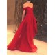 Long Red Off-the-Shoulder Chiffon Prom Formal Evening Party Dresses 3020940 Long Red Off-the-Shoulder Chiffon Prom Formal Evening Party Dresses 3020940