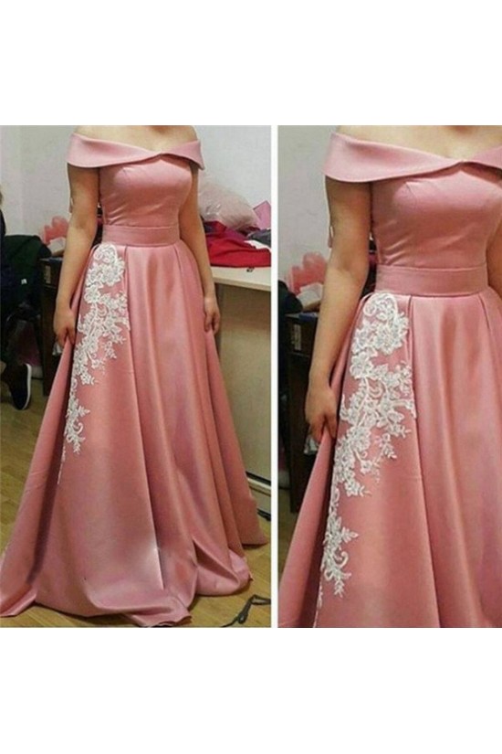 A-Line Off-the-Shoulder Lace Appliques Long Prom Formal Evening Party Dresses 3020951 A-Line Off-the-Shoulder Lace Appliques Long Prom Formal Evening Party Dresses 3020951