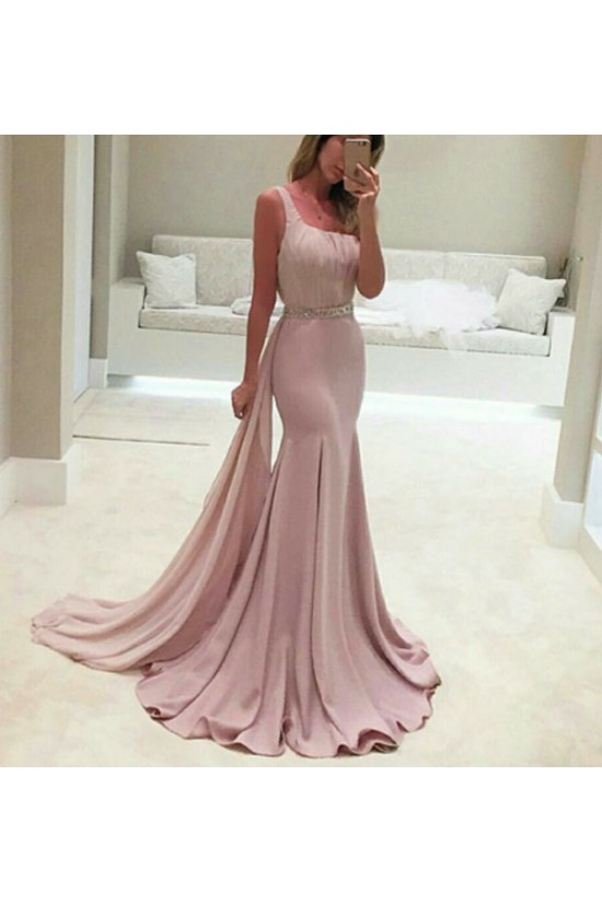 Mermaid One-Shoulder Beaded Long Prom Formal Evening Party Dresses 3020952 Mermaid One-Shoulder Beaded Long Prom Formal Evening Party Dresses 3020952