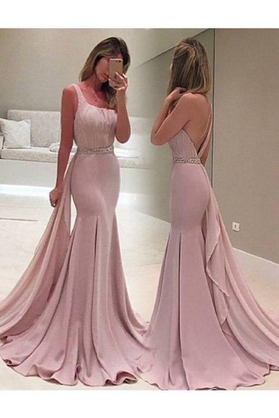 Mermaid One-Shoulder Beaded Long Prom Formal Evening Party Dresses 3020952 Mermaid One-Shoulder Beaded Long Prom Formal Evening Party Dresses 3020952