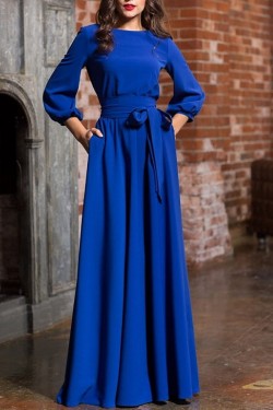 Long Sleeves Mother of The Bride Evening Party Dresses 3020977