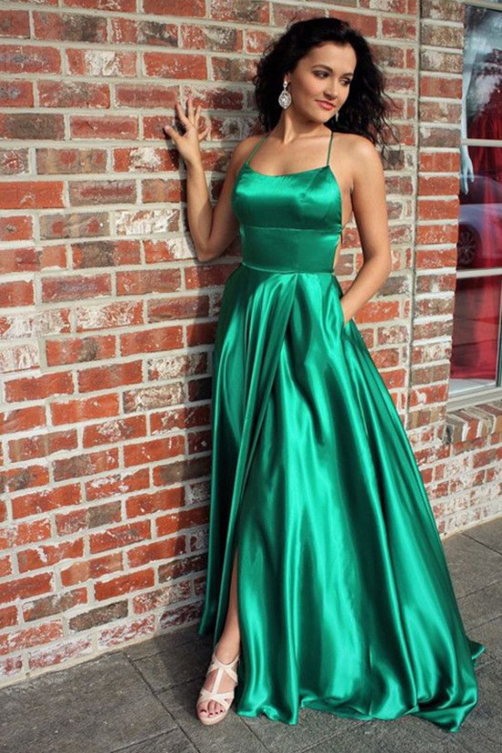 Sexy Long Royal Blue Backless Prom Dresses Evening Gowns 601008