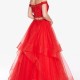 Inexpensive Two Pieces Prom Dresses Long Red Lace Prom Dresses Evening Gowns 601012 Inexpensive Two Pieces Prom Dresses Long Red Lace Prom Dresses Evening Gowns 601012