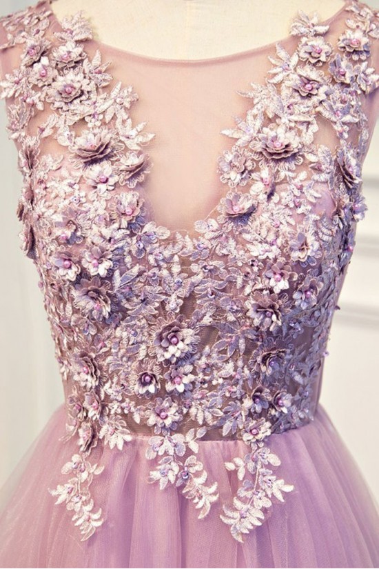Elegant A-Line Tulle Long Prom Dresses Evening Gowns 601013 Elegant A-Line Tulle Long Prom Dresses Evening Gowns 601013