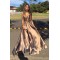 A-Line Spaghetti Straps Long Prom Dresses Formal Evening Dresses 601020