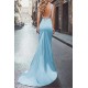 Long Blue Beaded Backless Mermaid Prom Dresses Formal Evening Dresses 601027 Long Blue Beaded Backless Mermaid Prom Dresses Formal Evening Dresses 601027