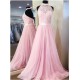 A-Line Halter Long Pink Lace Prom Dresses Formal Evening Dresses 601028 A-Line Halter Long Pink Lace Prom Dresses Formal Evening Dresses 601028