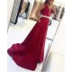 A-Line Beaded V-Neck Long Prom Dresses Formal Evening Dresses 601035 A-Line Beaded V-Neck Long Prom Dresses Formal Evening Dresses 601035