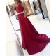 A-Line Beaded V-Neck Long Prom Dresses Formal Evening Dresses 601035 A-Line Beaded V-Neck Long Prom Dresses Formal Evening Dresses 601035