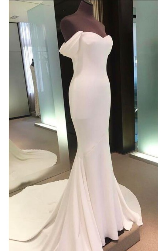 Mermaid Long White Prom Dresses Formal Evening Dresses 601036 Mermaid Long White Prom Dresses Formal Evening Dresses 601036
