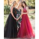 A-Line V-Neck Long Prom Dresses Formal Evening Dresses 601041 A-Line V-Neck Long Prom Dresses Formal Evening Dresses 601041