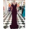 Mermaid Beaded Lace Appliques Long Prom Dresses Formal Evening Dresses 601047