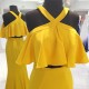 Mermaid Two Pieces Long Yellow Prom Dresses Formal Evening Dresses 601048 Mermaid Two Pieces Long Yellow Prom Dresses Formal Evening Dresses 601048