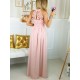 Long Pink Lace Chiffon Prom Dresses Formal Evening Dresses 601064 Long Pink Lace Chiffon Prom Dresses Formal Evening Dresses 601064