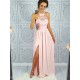 Long Pink Lace Chiffon Prom Dresses Formal Evening Dresses 601064 Long Pink Lace Chiffon Prom Dresses Formal Evening Dresses 601064