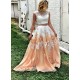 Two Pieces Lace Long Prom Dresses Formal Evening Dresses 601084 Two Pieces Lace Long Prom Dresses Formal Evening Dresses 601084