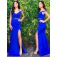 Two Pieces Off-the-Shoulder Long Blue Prom Dresses Formal Evening Dresses 601096 Two Pieces Off-the-Shoulder Long Blue Prom Dresses Formal Evening Dresses 601096