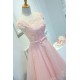 A-Line Short Pink Lace Appliques Prom Dresses Formal Evening Dresses 601099 A-Line Short Pink Lace Appliques Prom Dresses Formal Evening Dresses 601099