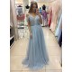 Lace and Tulle Long Prom Dresses Formal Evening Dresses 601101 Lace and Tulle Long Prom Dresses Formal Evening Dresses 601101