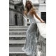 Mermaid V-Neck Lace Long Prom Dresses Formal Evening Dresses 601107 Mermaid V-Neck Lace Long Prom Dresses Formal Evening Dresses 601107