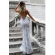 Mermaid V-Neck Lace Long Prom Dresses Formal Evening Dresses 601107 Mermaid V-Neck Lace Long Prom Dresses Formal Evening Dresses 601107