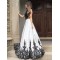 Affordable Two Pieces Lace Long Prom Dresses Evening Party Gowns with Beads 601116