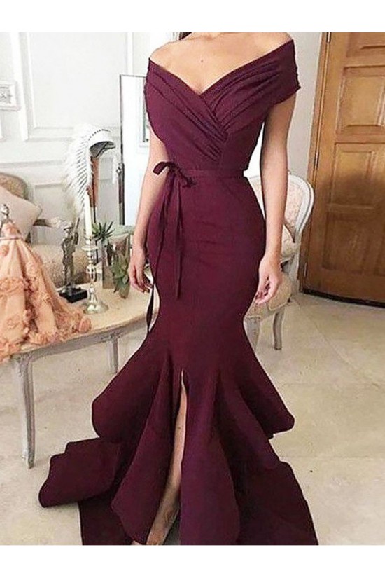Mermaid Off-the-Shoulder Long Prom Dresses Formal Evening Dresses 601127 Mermaid Off-the-Shoulder Long Prom Dresses Formal Evening Dresses 601127
