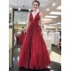 Sparkle V-Neck Long Prom Dresses Formal Evening Dresses 601130 Sparkle V-Neck Long Prom Dresses Formal Evening Dresses 601130