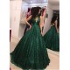 Sparkle Sequined Ball Gown V-Neck Long Prom Dresses Formal Evening Dresses 601141 Sparkle Sequined Ball Gown V-Neck Long Prom Dresses Formal Evening Dresses 601141