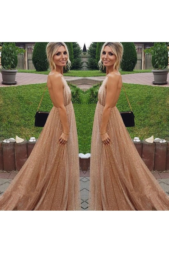 Sexy Sparkly V-Neck Long Prom Dresses Formal Evening Dresses 601147 Sexy Sparkly V-Neck Long Prom Dresses Formal Evening Dresses 601147