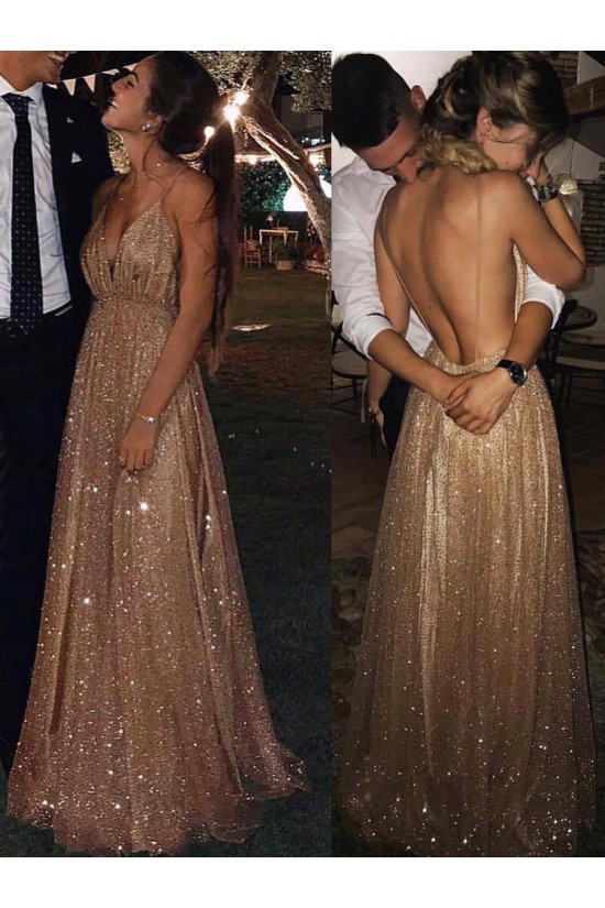 Sexy Sparkly V-Neck Long Prom Dresses Formal Evening Dresses 601147 Sexy Sparkly V-Neck Long Prom Dresses Formal Evening Dresses 601147