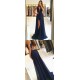 Long Chiffon Lace Prom Dresses Formal Evening Dresses 601161