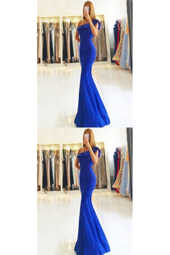Elegant One-Shoulder Mermaid Long Plus Size Prom Dresses Formal Evening Dresses 601164 Elegant One-Shoulder Mermaid Long Plus Size Prom Dresses Formal Evening Dresses 601164
