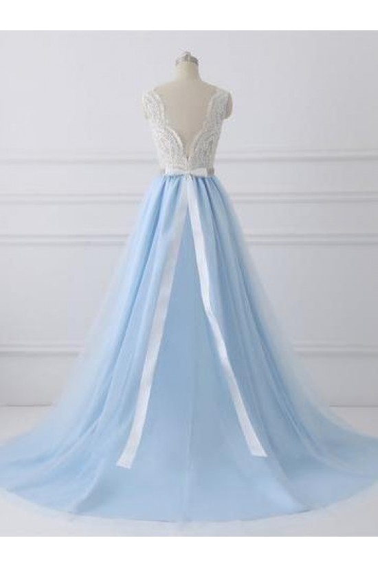 A-Line Beaded Lace Long Prom Dresses Formal Evening Dresses 601178 A-Line Beaded Lace Long Prom Dresses Formal Evening Dresses 601178