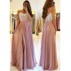 A-Line Lace Chiffon Spaghetti Straps Long Prom Dresses Formal Evening Dresses 601221 A-Line Lace Chiffon Spaghetti Straps Long Prom Dresses Formal Evening Dresses 601221