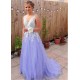 A-Line V-Neck Lace Tulle Long Prom Dresses Formal Evening Dresses 601223 A-Line V-Neck Lace Tulle Long Prom Dresses Formal Evening Dresses 601223