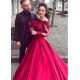 Ball Gown Off-the-Shoulder Lace Long Sleeves Prom Dresses Formal Evening Dresses 601228 Ball Gown Off-the-Shoulder Lace Long Sleeves Prom Dresses Formal Evening Dresses 601228
