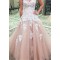 A-Line Sweetheart Lace Tulle Long Prom Dresses Formal Evening Dresses 601234